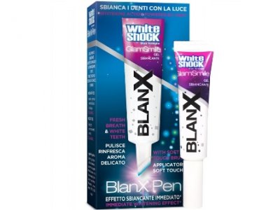 Купить бланкс (blanx) зубная паста white shock отбеливающий гелевый карандаш для зубов, 12мл в Заволжье