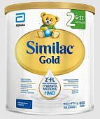 Купить симилак (similac) gold 2, смесь молочная 6-12 мес. 400г в Заволжье