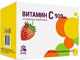 Купить витамин с 900мг, пакетики-саше 5г, со вкусом клубники, 20 шт бад в Заволжье