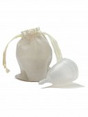 Купить онликап (onlycup) менструальная чаша серия лен размер l, белая в Заволжье