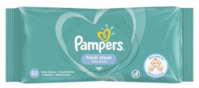 Купить pampers baby fresh clean (памперс) салфетки влажные, 52шт в Заволжье