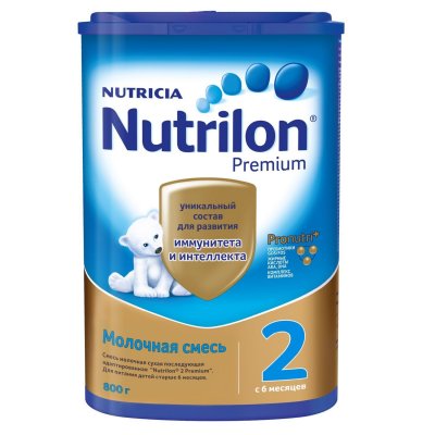 Купить нутрилон премиум 2 (nutrilon 2 premium) молочная смесь с 6 месяцев, 800г в Заволжье