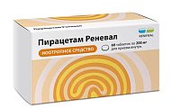 Купить пирацетам реневал, таблетки, покрытые пленочной оболочкой 200мг, 60 шт в Заволжье