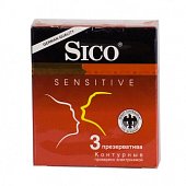 Купить sico (сико) презервативы sensitive контурные 3шт в Заволжье