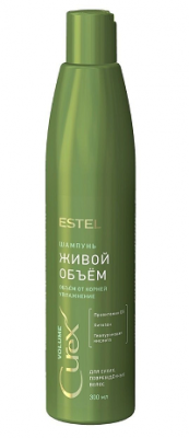 Купить estel (эстель) шампунь для объема сухих и поврежденных волос curex volume, 300мл в Заволжье