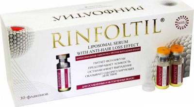 Купить rinfoltil (ринфолтил) липосомальная сыворотка против выпадения для ослабленных и истонченных волос, 30 шт в Заволжье