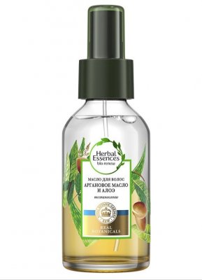 Купить herbal essences (хэрбл эссенсес) масло для волос аргановое масло и алоэ 100мл в Заволжье