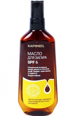 Купить karmel (кармель) масло для загара защита и увлажнение spf6, 150мл в Заволжье