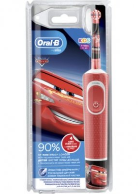 Купить oral-b (орал-би) электрическая зубная щетка vitality kids d100 413 2k cars (блистер) в Заволжье