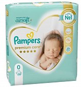 Купить pampers premium care (памперс) подгузники 0 для новорожденных 1-3кг, 66шт в Заволжье