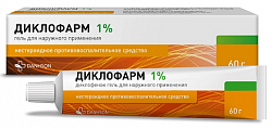 Купить диклофарм, гель для наружного применения 1%, 60 г в Заволжье