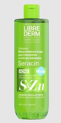 Купить librederm seracin (либридерм) мицеллярная вода для лица для снятия макияжа, 400мл в Заволжье