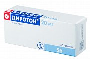 Купить диротон, таблетки 20мг, 56 шт в Заволжье
