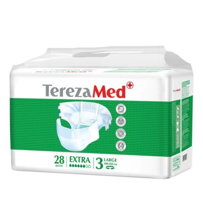 Купить terezamed (терезамед), подгузники для взрослых extra large, размер 3 28 шт в Заволжье