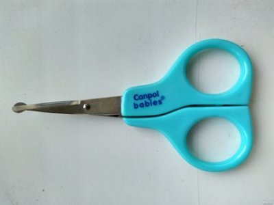 Купить canpol (канпол) ножницы для детей с рождения голубые 1 шт в Заволжье