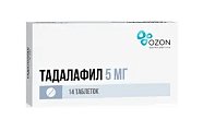 Купить тадалафил, таблетки, покрытые пленочной оболочкой 5мг, 14 шт в Заволжье