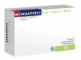 Купить эквапресс, капсулы с модифицированным высвобождением 5мг+1,5мг+10мг, 28 шт в Заволжье