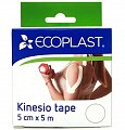 Ecoplast лента фиксирующая Кензио Тейп 5см х 5м белый