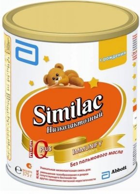 Купить симилак (similac) низколактозный, смесь молочная, 375г в Заволжье