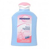 Купить sanosan baby (саносан) молочко для тела увлажняющее с пантенолом, 200мл в Заволжье