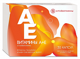 Купить витамин а+е алтайвитамины, капсулы 30шт бад в Заволжье