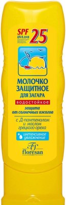 Купить флоресан (floresan) молочко солнцезащитное, 125мл spf-25  в Заволжье