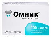 Купить омник, капсулы с модифицированным высвобождением 0,4мг, 100 шт в Заволжье