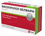 Купить бисопролол велфарм, таблетки покрытые пленочной оболочкой 5 мг, 60 шт в Заволжье
