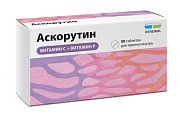 Купить аскорутин, таблетки 50мг+50мг, 50 шт в Заволжье