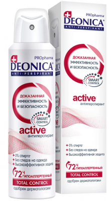 Купить deonica for women active (деоника) антиперспирант аэрозоль, 150мл в Заволжье