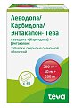 Купить леводопа/карбидопа/энтакапон-тева, таблетки покрытые пленочной оболочкой 200 мг+50 мг+200 мг, 30 шт в Заволжье