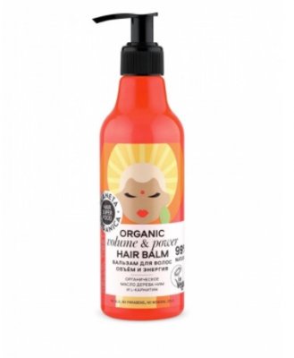 Купить планета органика (planeta organica) hair super food бальзам для волос объем и энергия, 250мл в Заволжье