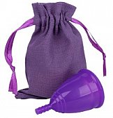 Купить онликап (onlycup) менструальная чаша серия лен размер l, фиолетовая в Заволжье