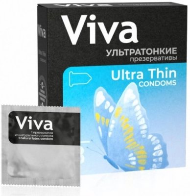 Купить viva (вива) презервативы ультратонкие 3шт в Заволжье