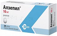 Купить алзепил, таблетки, покрытые пленочной оболочкой 10мг, 28 шт в Заволжье