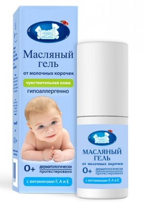Купить наша мама гель масляный против молочных корочек на голове младенца для чувствительной кожи, 30мл в Заволжье