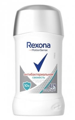 Купить rexona (рексона) антиперспирант-стик антибактериальная свежесть 40мл в Заволжье