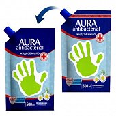 Купить aura (аура) мыло жидкое антибактериальное с ромашкой 500 мл в Заволжье