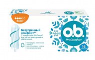 О.B.тампоны Про Комфорт супер, 16шт