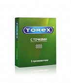 Купить torex (торекс) презервативы с точками 3шт в Заволжье