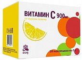 Купить витамин с 900мг со вкусом лимона, саше-пакет 5г, 20 шт бад в Заволжье
