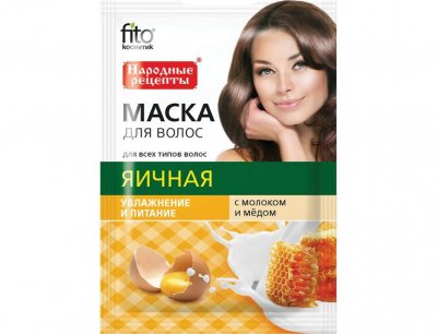 Купить фитокосметик народные рецепты маска для волос яичная увлажнение и питание, 30мл в Заволжье