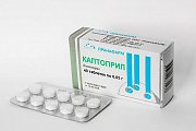 Купить каптоприл, таблетки 50мг, 40 шт в Заволжье