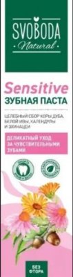 Купить svoboda natural (свобода натурал) зубная паста sensitive 124 гр в Заволжье