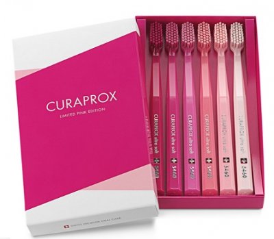 Купить curaprox (курапрокс) набор зубных щеток рink cs5460b розовый, 6 шт в Заволжье