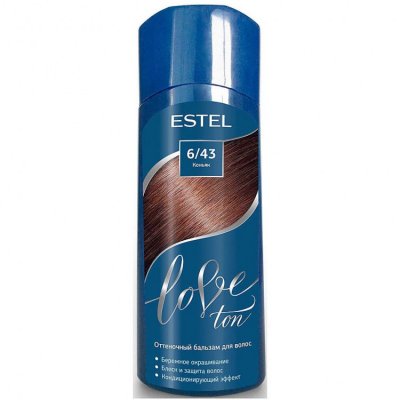 Купить estel (эстель) бальзам для волос оттеночный love ton 150мл тон 6/43 коньяк в Заволжье