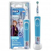 Купить oral-b (орал-би) электрическая зубная щетка vitality kids frozen (d1004132k) в Заволжье