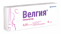 Купить велгия, раствор для подкожного введения 0.25 мг/доза 1,5мл шприц-ручка 1шт с иглами 5шт в Заволжье