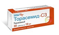 Купить торасемид-сз, таблетки 10мг, 30 шт в Заволжье