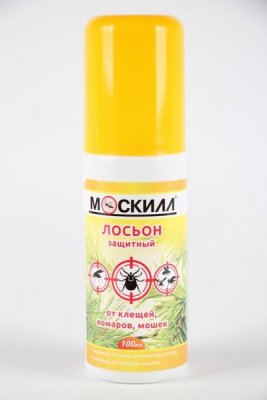 Купить москилл лосьон защитный от комаров, клещей, мошек 100 мл в Заволжье